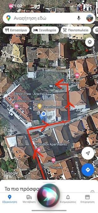 Guesthouse Simou With View 3 Bedrooms Arachova Exterior foto